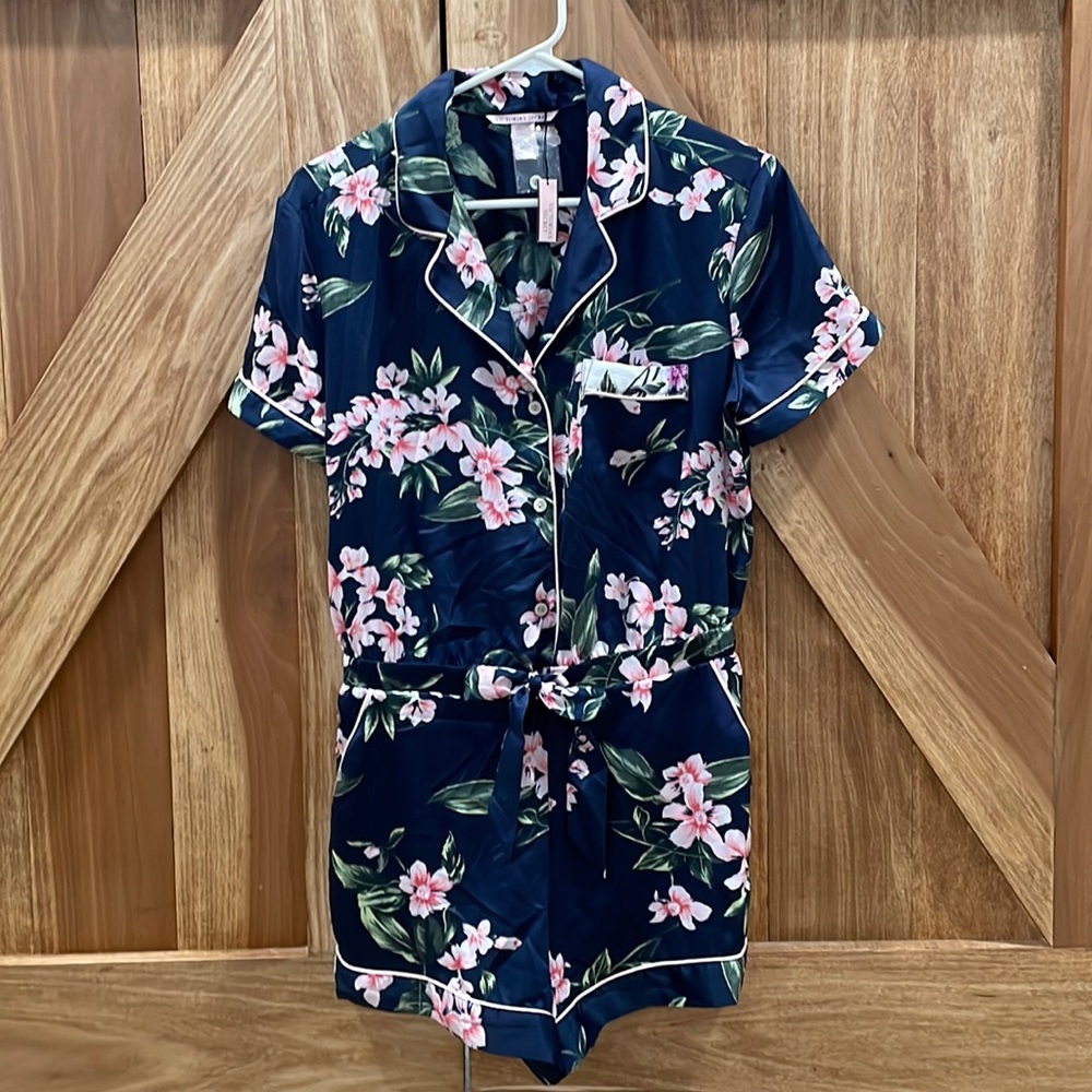 Victoria’s Secret Silk-like Sleep Romper Loungewear/Pajama